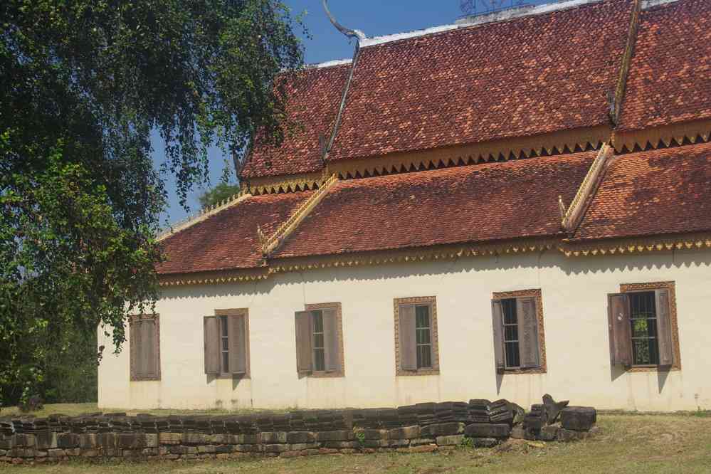 Visite du temple de Chau Srei Vibol (ប្រាសាទ​ចៅ​ស្រី​វិបុល). Pagode située à l’intérieur du site, le 26 janvier 2023