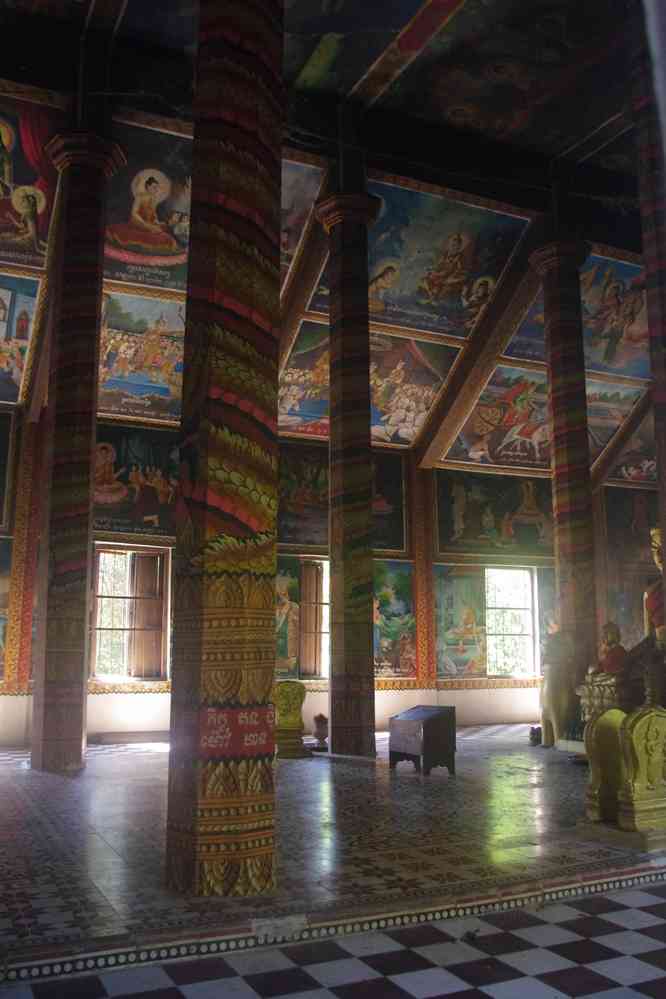 Visite du temple de Chau Srei Vibol (ប្រាសាទ​ចៅ​ស្រី​វិបុល). Pagode située à l’intérieur du site, le 26 janvier 2023