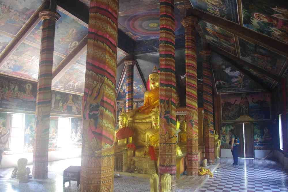 Visite du temple de Chau Srei Vibol (ប្រាសាទ​ចៅ​ស្រី​វិបុល). Pagode située à l’intérieur du site, le 26 janvier 2023
