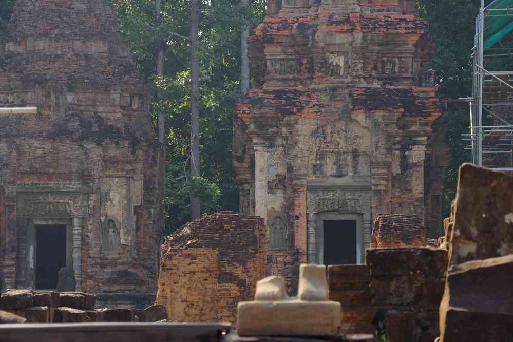 Visite du temple de Preah Kô (ប្រាសាទព្រះគោ), le 26 janvier 2023