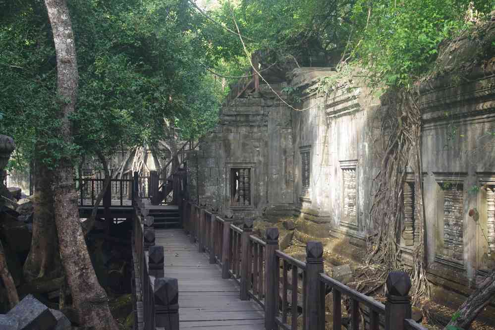 Visite du temple de Phumi Boeng Mealea (ភូមិបឹងមាលា), le 27 janvier 2023