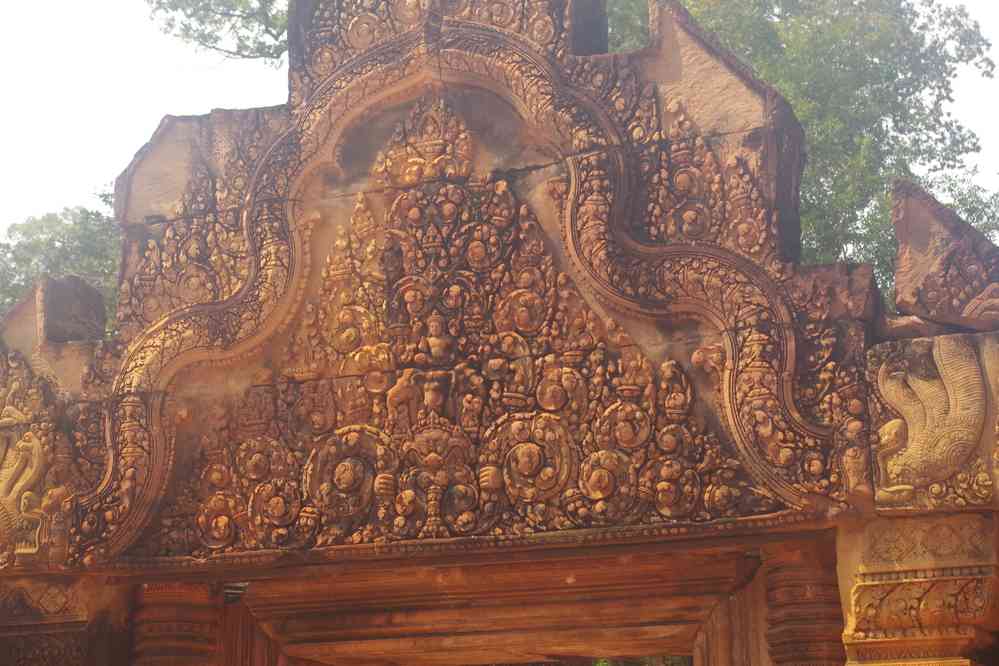 Visite du temple de Banteay Srei (បន្ទាយស្រី), le 27 janvier 2023