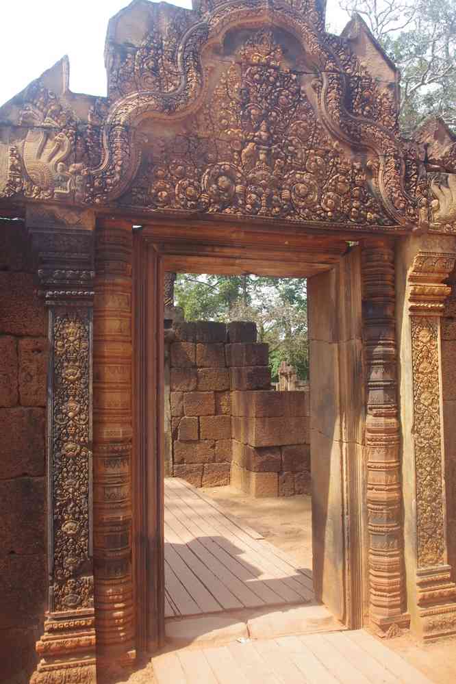 Visite du temple de Banteay Srei (បន្ទាយស្រី), le 27 janvier 2023