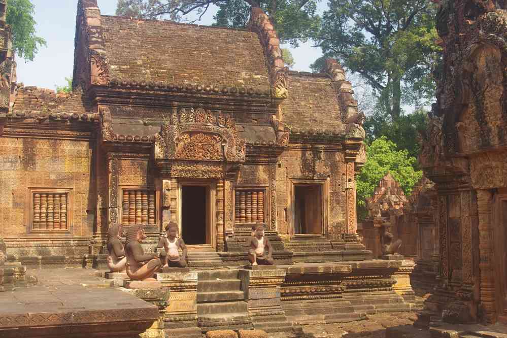 Visite du temple de Banteay Srei (បន្ទាយស្រី), le 27 janvier 2023