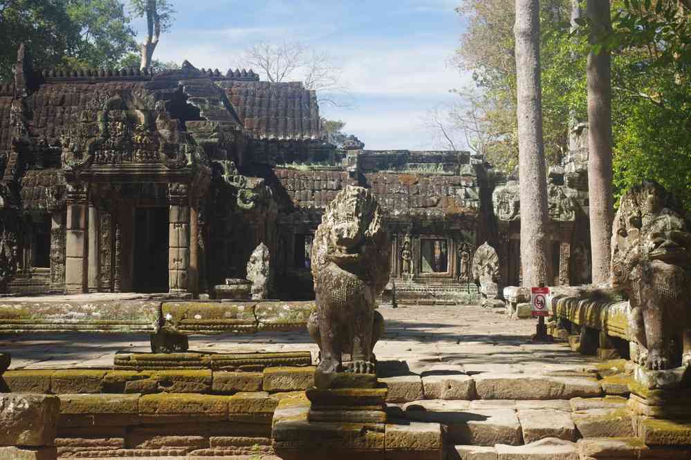 Visite du temple de Banteay Kdei (ប្រាសាទបន្ទាយក្តី), le 28 janvier 2023