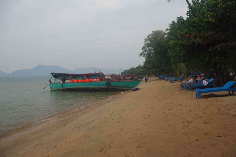 La plage de l’île aux lapins (Koh Tonsay), le 1ᵉʳ février 2023