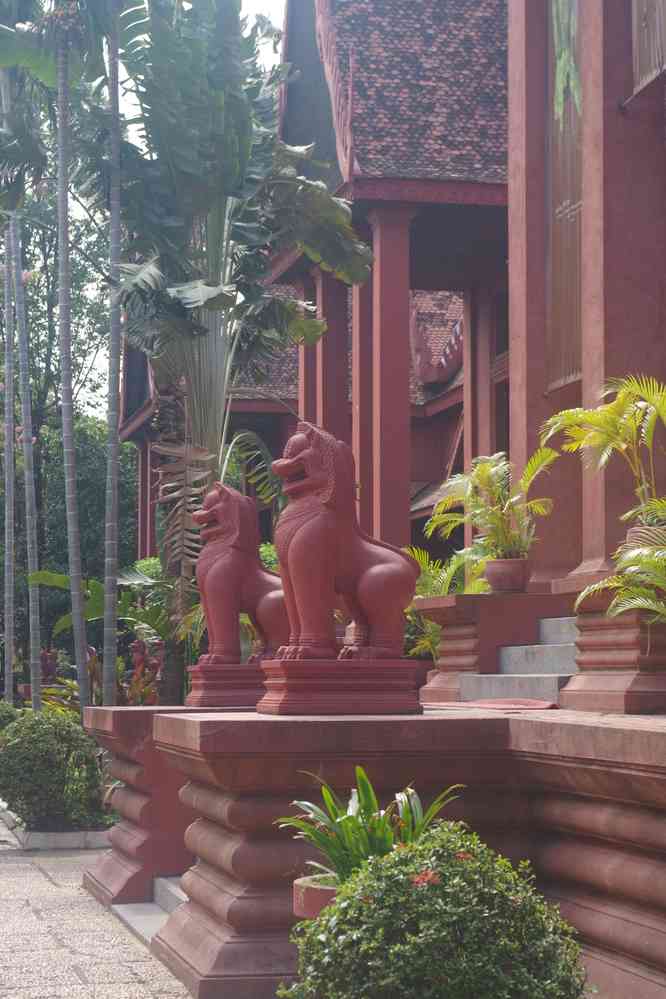 Visite du musée national du Cambodge, le 2 février 2023