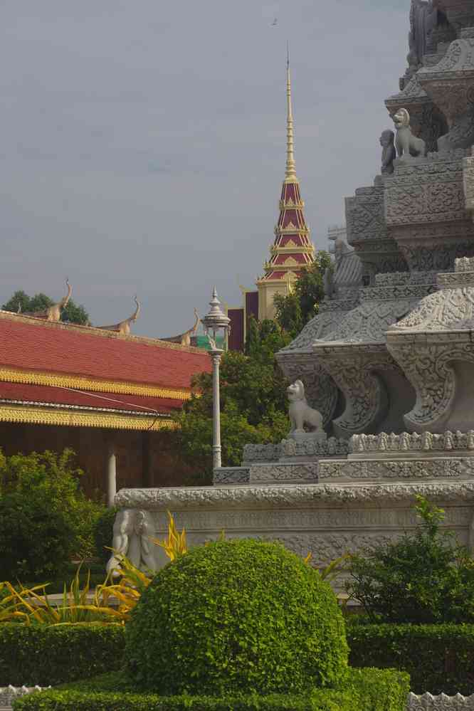 Visite du palais royal à Phnom Penh (ភ្នំពេញ), le 2 février 2023