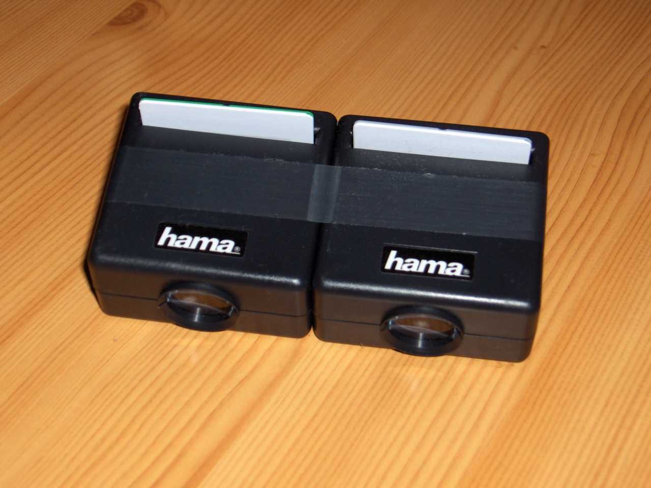 Visionneuse pour visualiser une paire de diapositives