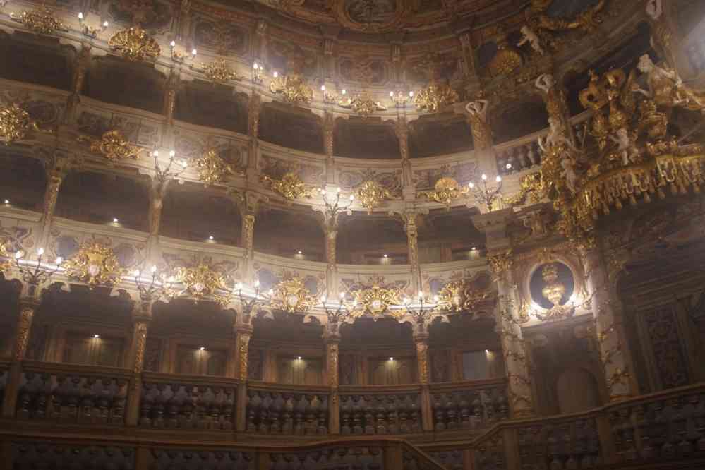 Bayreuth, l’opéra des Margraves (Markgräfliches Opernhaus), le 6 août 2023