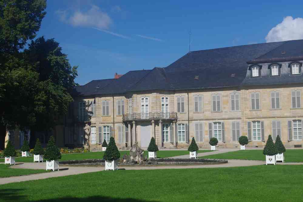 Bayreuth, le château neuf (Neues Schloß), le 8 août 2023