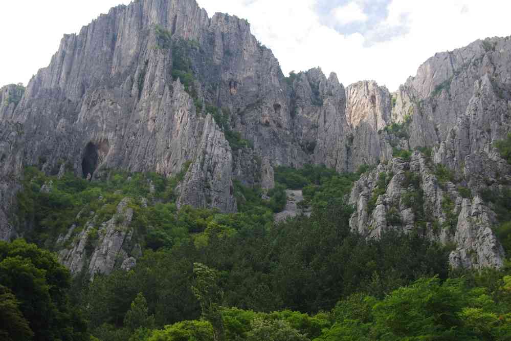 Falaises calcaires près de Vratza (Враца), le 19 juillet 2019