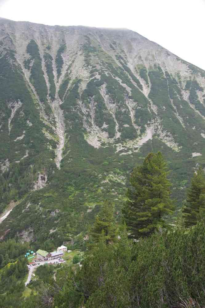 Montée vers le Vikhren (Вихрен), le 24 juillet 2019