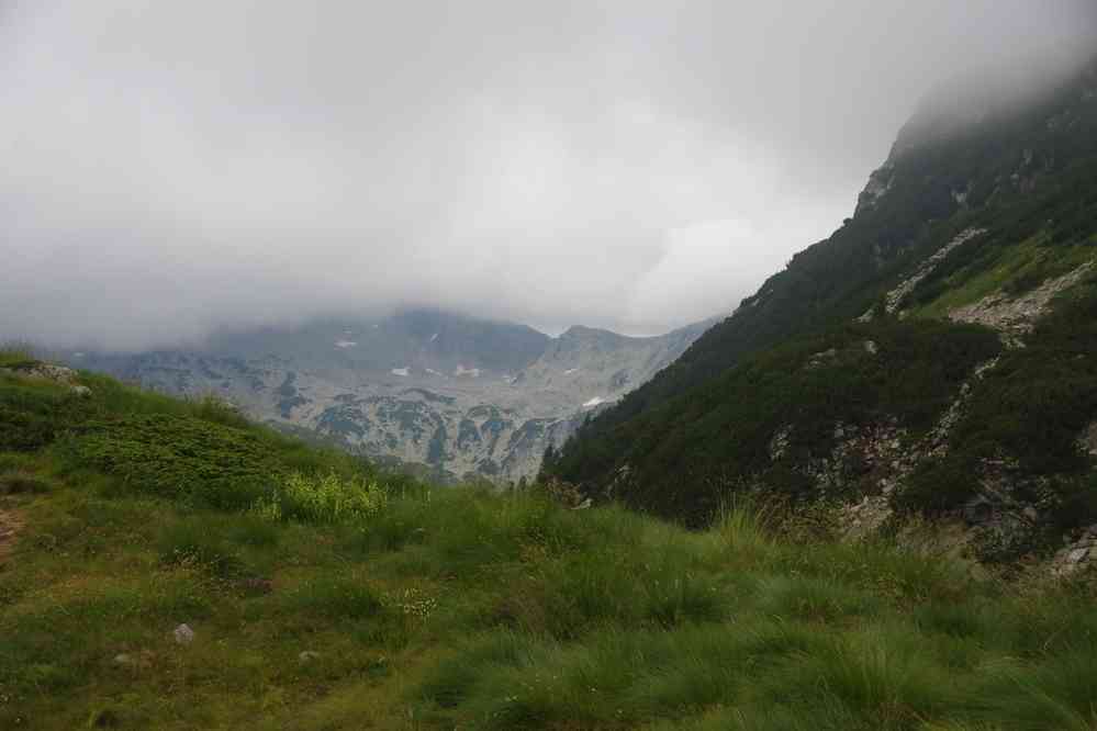 Montée vers le Vikhren (Вихрен), le 24 juillet 2019