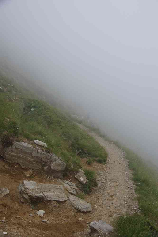 Montée vers le Vikhren (Вихрен), le 24 juillet 2019