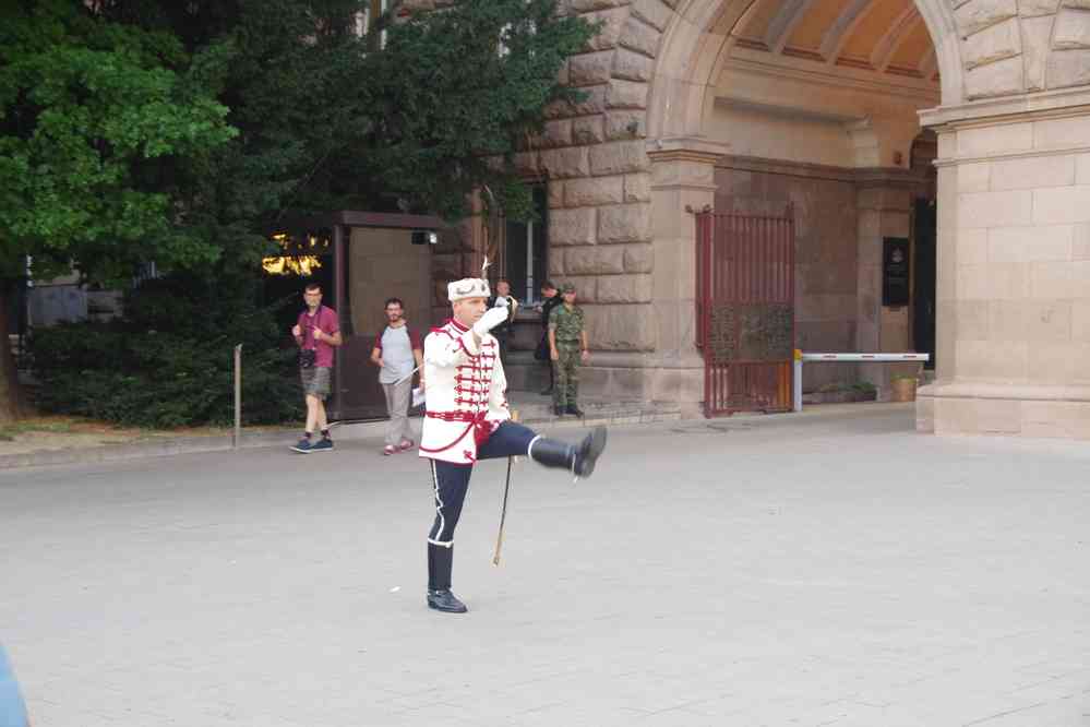 Sofia (София), relève de la garde, le 26 juillet 2019