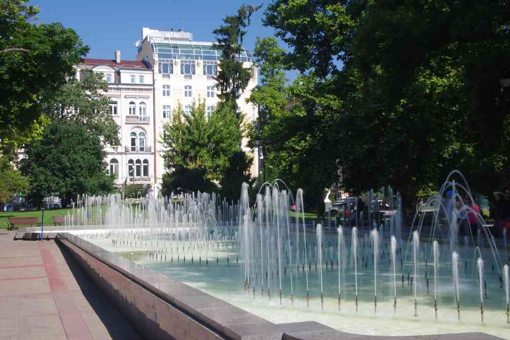 Sofia (София), jardin de la Ville (Градска градина), le 27 juillet 2019