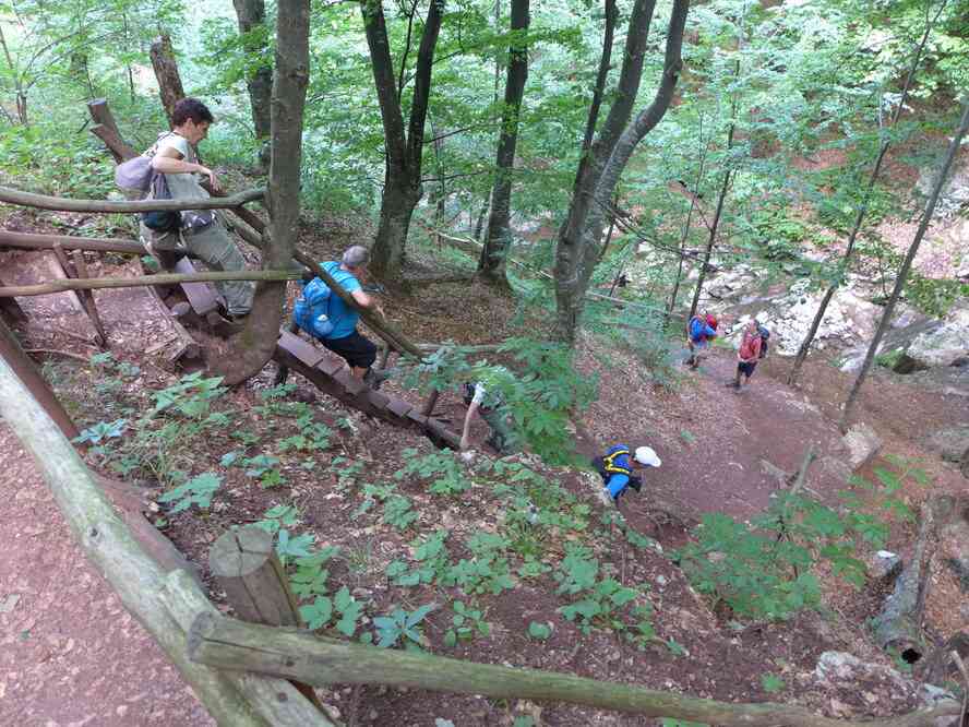 Randonnée dans le parc naturel de Vratchanski Balkan (Photo : Carlos PEÑA), le 19 juillet 2019
