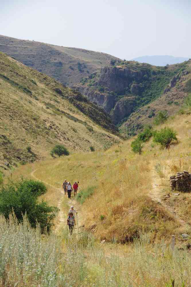 Randonnée vers l’église de Spitakavor (Սպիտակավոր), le 1ᵉʳ août 2017