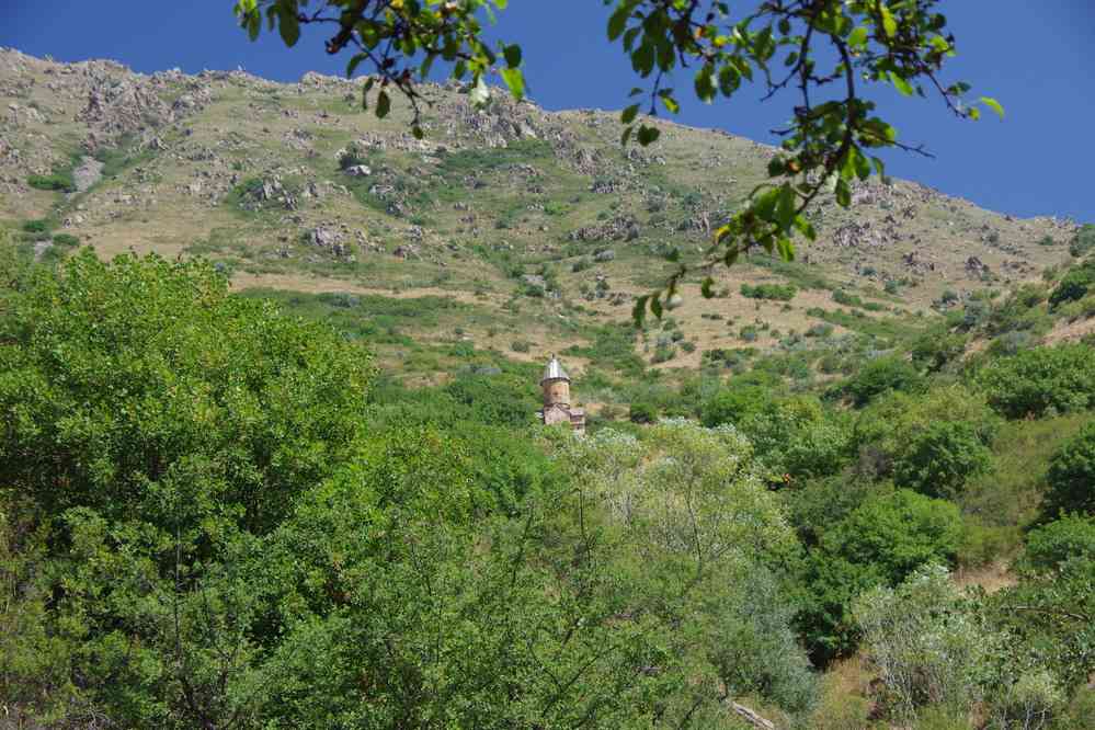 L’église de Spitakavor (Սպիտակավոր), le 1ᵉʳ août 2017