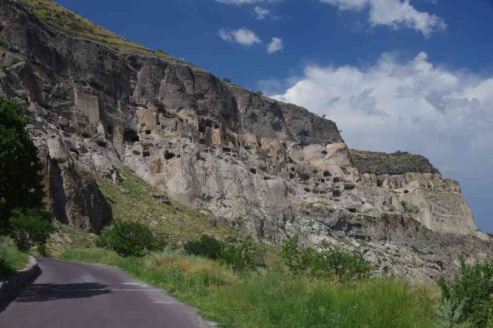 La ville troglodyte de Vardzia (ვარძია), le 5 août 2017