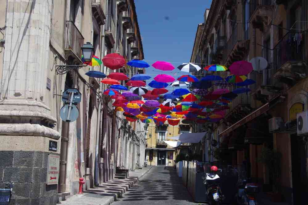 Via Mazza (Catane), le 1ᵉʳ août 2020