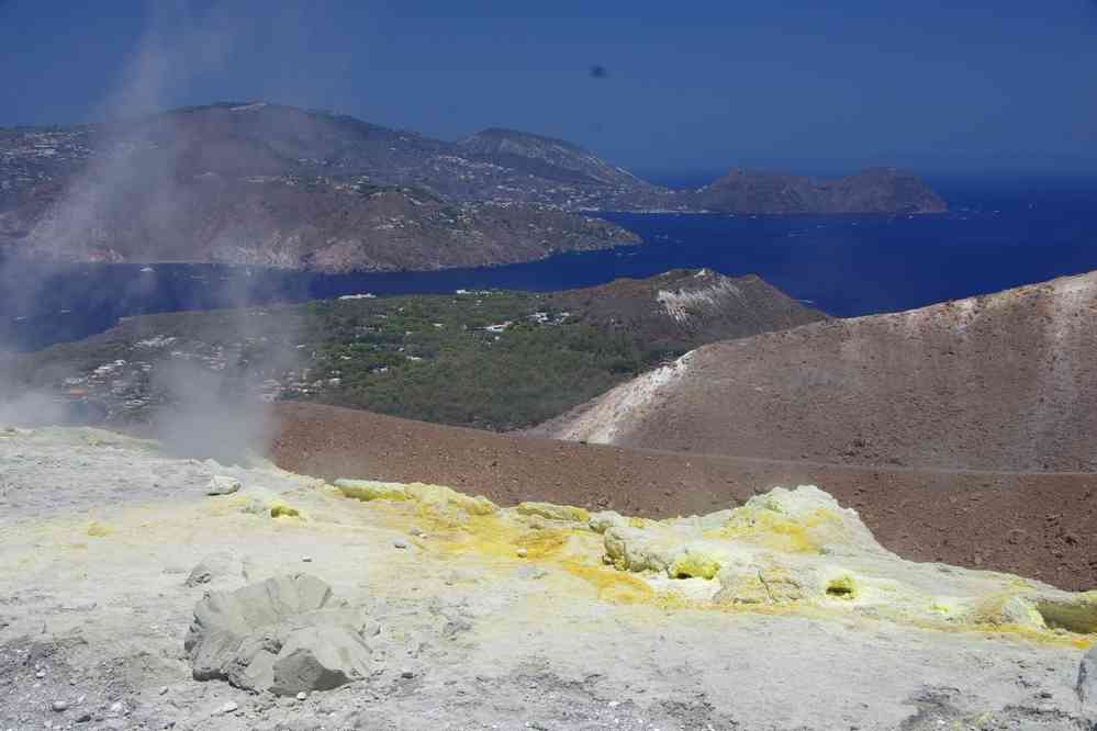 Vulcano, la solfatare, le 2 août 2020
