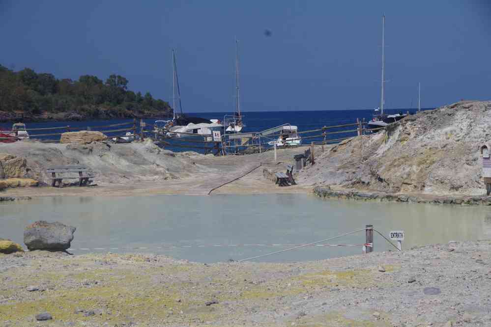 Vulcano, source thermale, le 2 août 2020