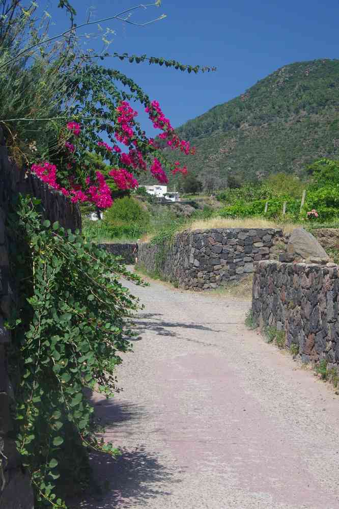 Salina, descente vers Rinella, le 3 août 2020