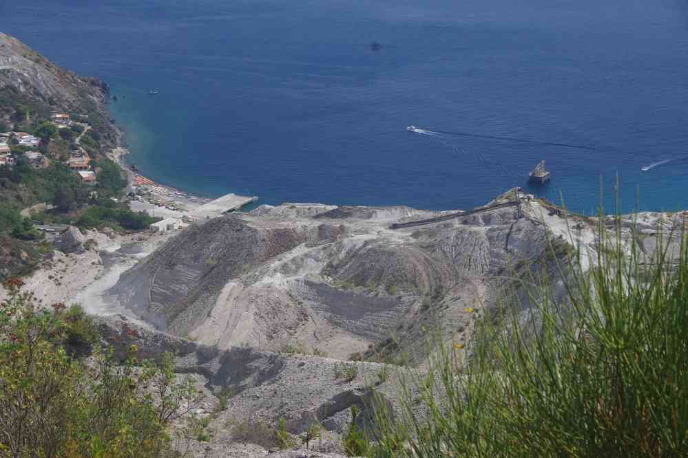 Lipari, ancienne carrière de pierre ponce, le 4 août 2020