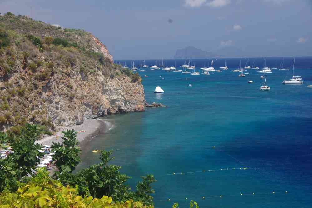 Lipari, spiaggia delle Papesca, le 4 août 2020