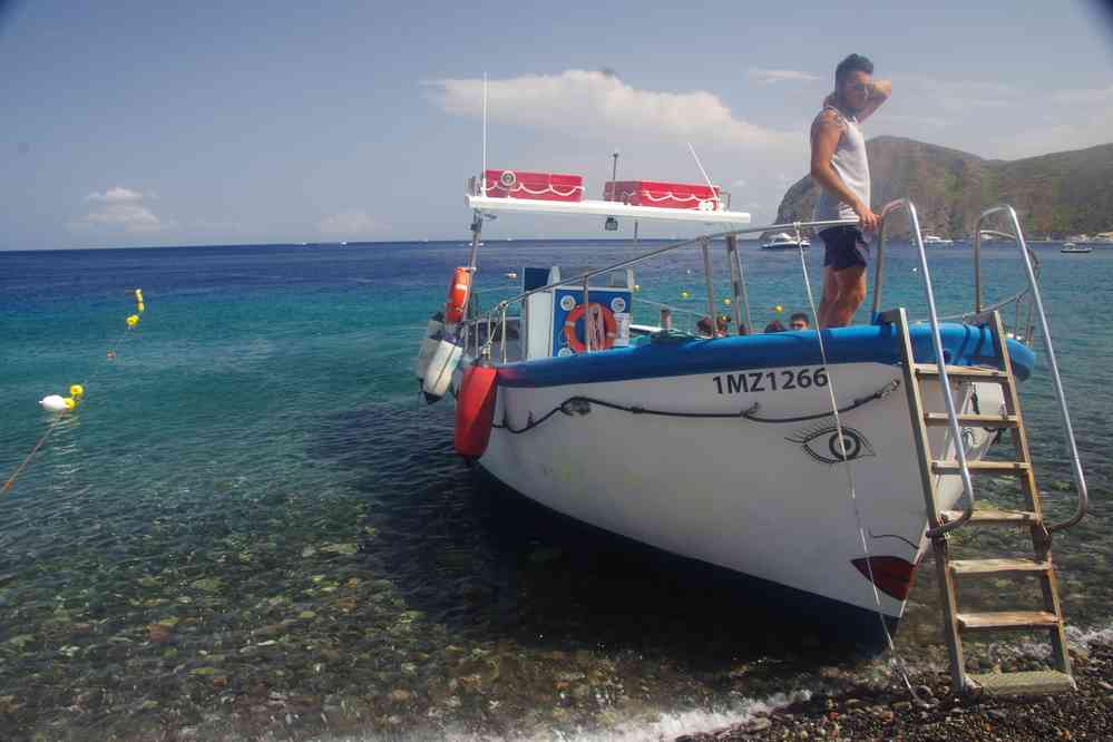 Lipari, spiaggia delle Papesca, le 4 août 2020