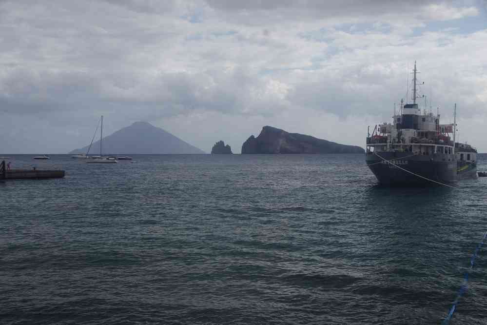 Panarea. Vue vers Stromboli, le 5 août 2020