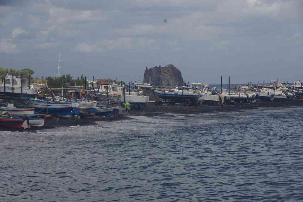 Arrivée à Stromboli, le 5 août 2020