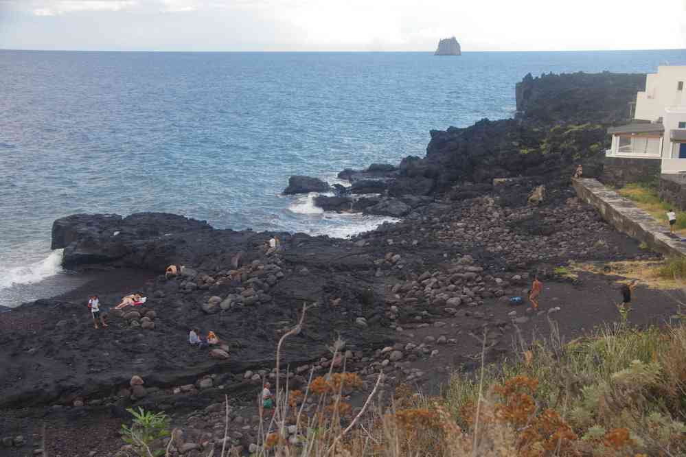 Stromboli, plage de Piscità, le 5 août 2020