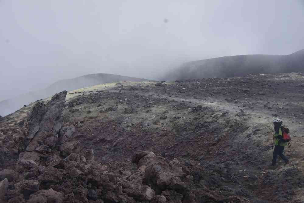 Etna : au bord de l’un des 5 cratères, le 7 août 2020