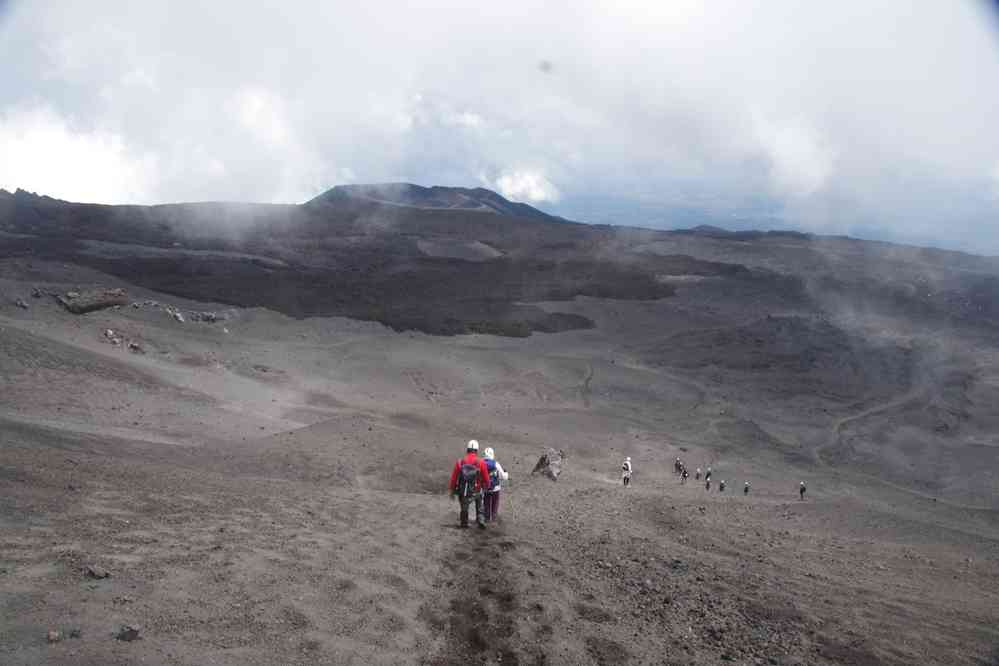 Etna : descente dans la cendre, le 7 août 2020
