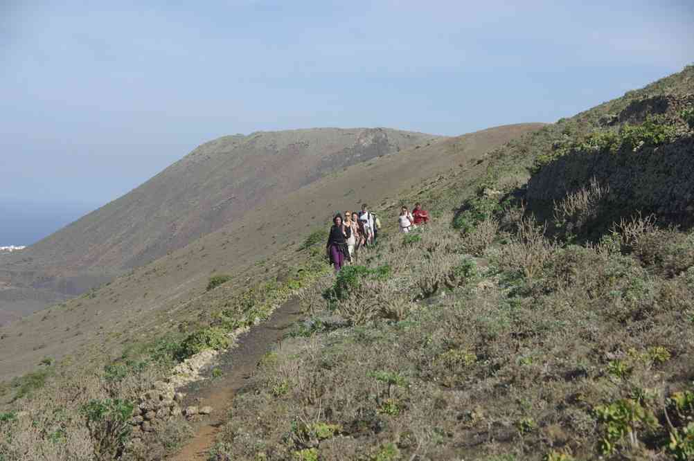 Le volcan Corona en arrière-plan, le 31 décembre 2013