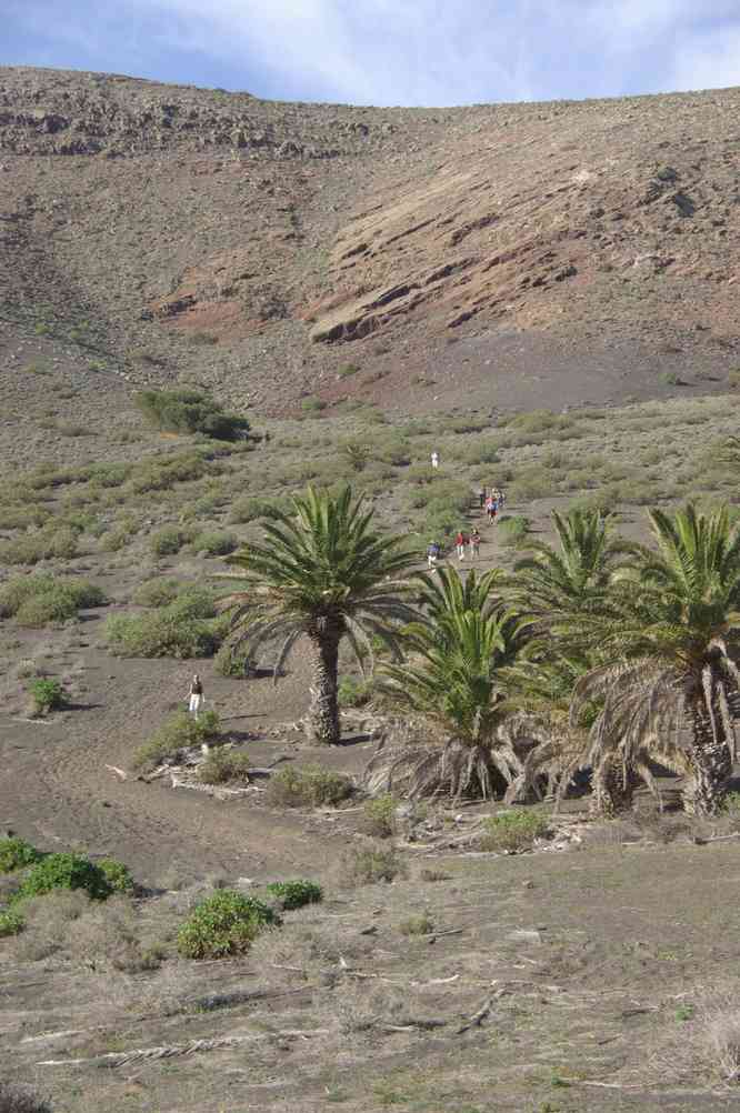 En direction d’Haría, le 31 décembre 2013