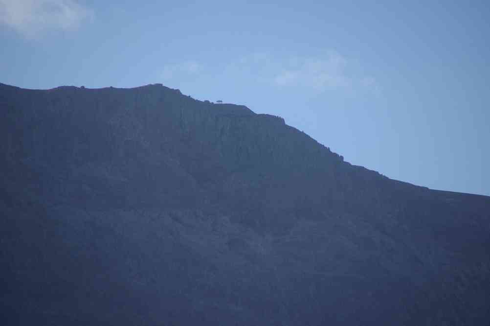 Le mirador del Río au téléobjectif, le 2 janvier 2014