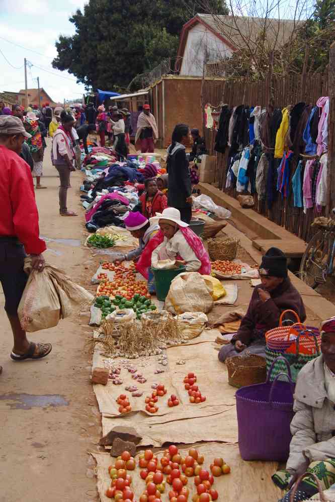 Marché à Ambavalao, le 25 juillet 2018