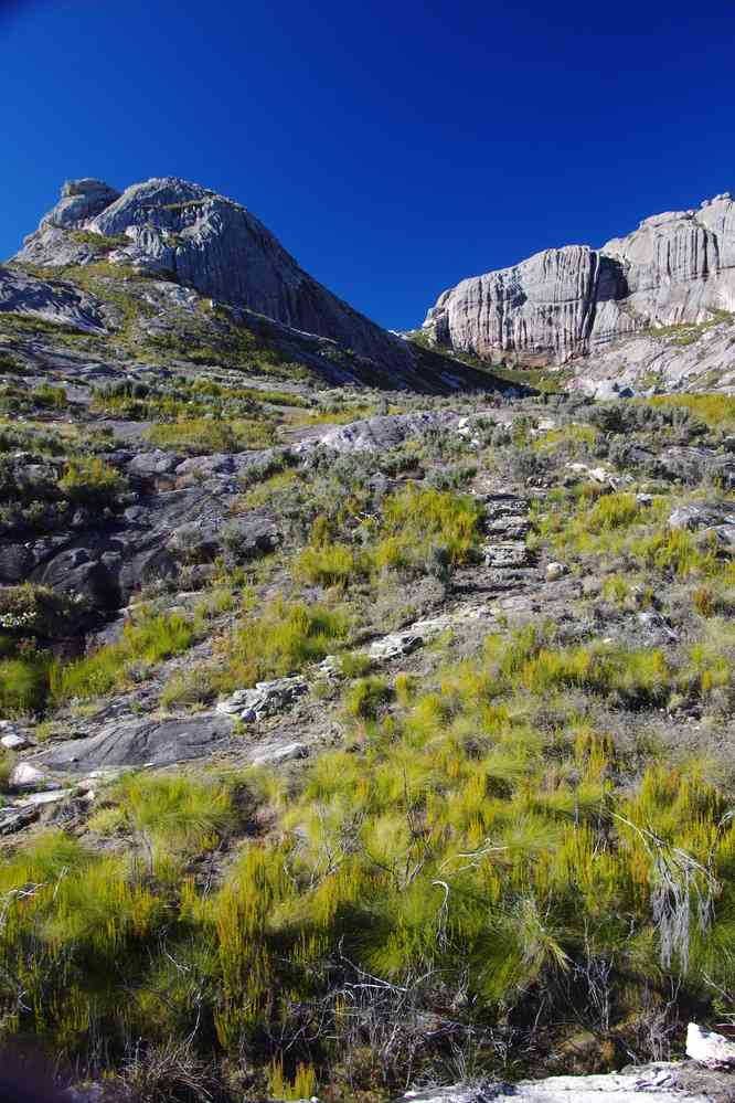 Quittant le pic Imarivolanitra, le 27 juillet 2018