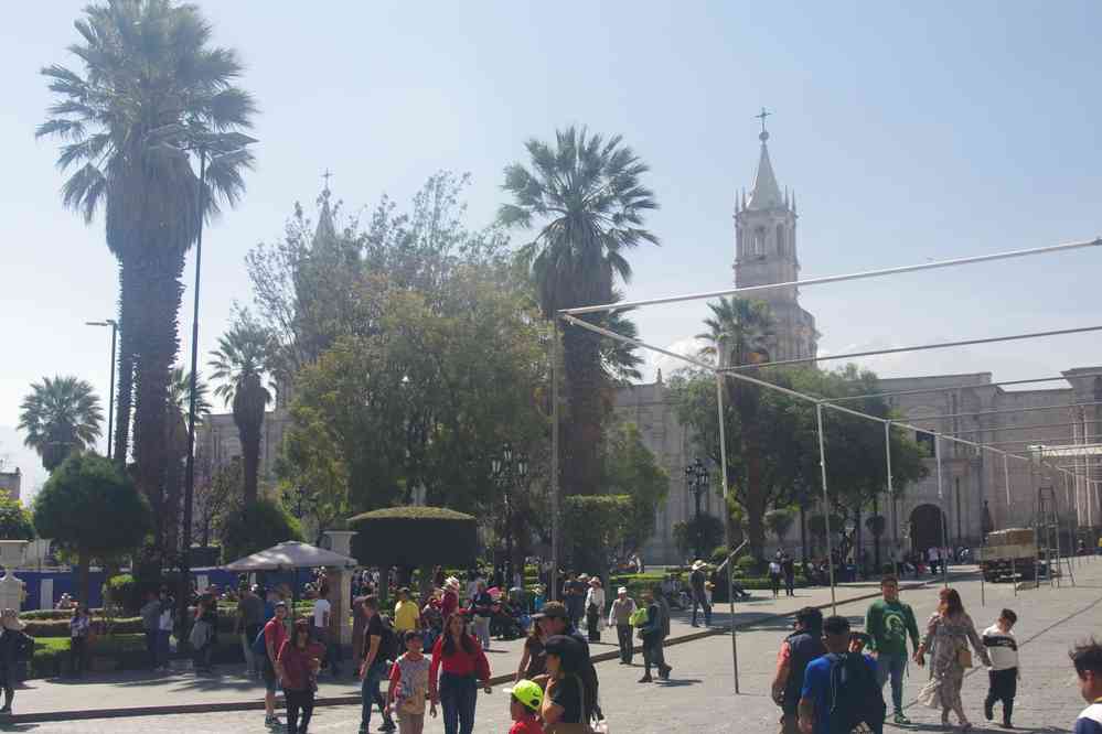 Arequipa, place d’armes, le 4 août 2024