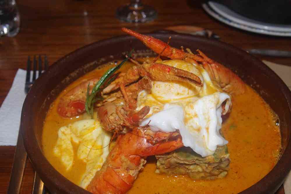 Arequipa, restaurant typique. Plat d’écrevisses choisi par moi-même, le 4 août 2024