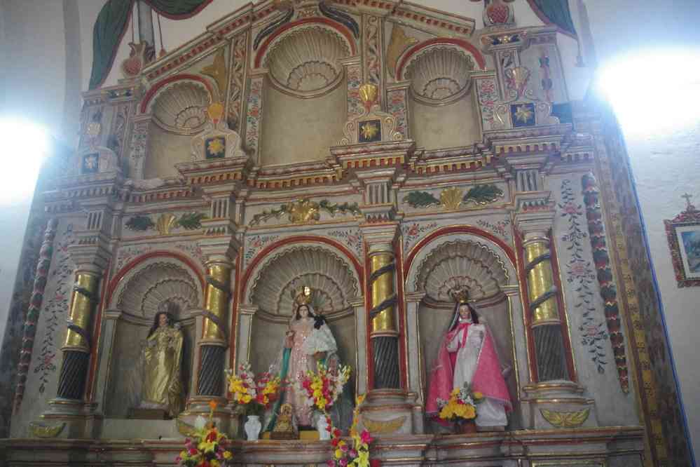 Intérieur de l’église de Yanque, le 6 août 2024