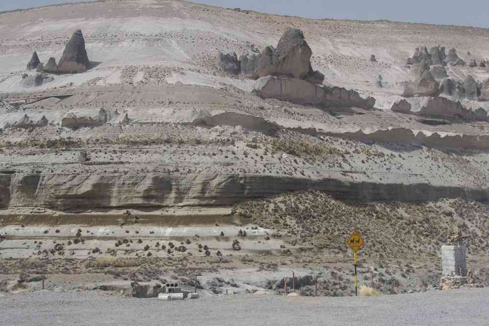 Pause déjeuner près de l’ancienne gare de Cañahuas, le 6 août 2024