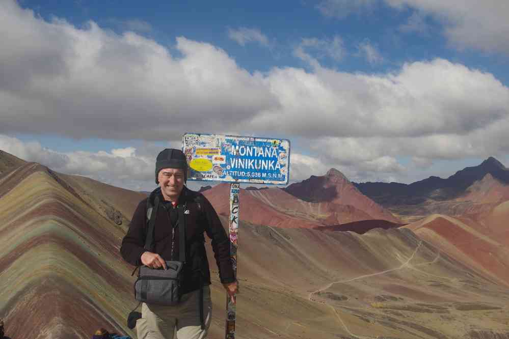 Depuis le mont Vinikunka 5036 m, le 9 août 2024