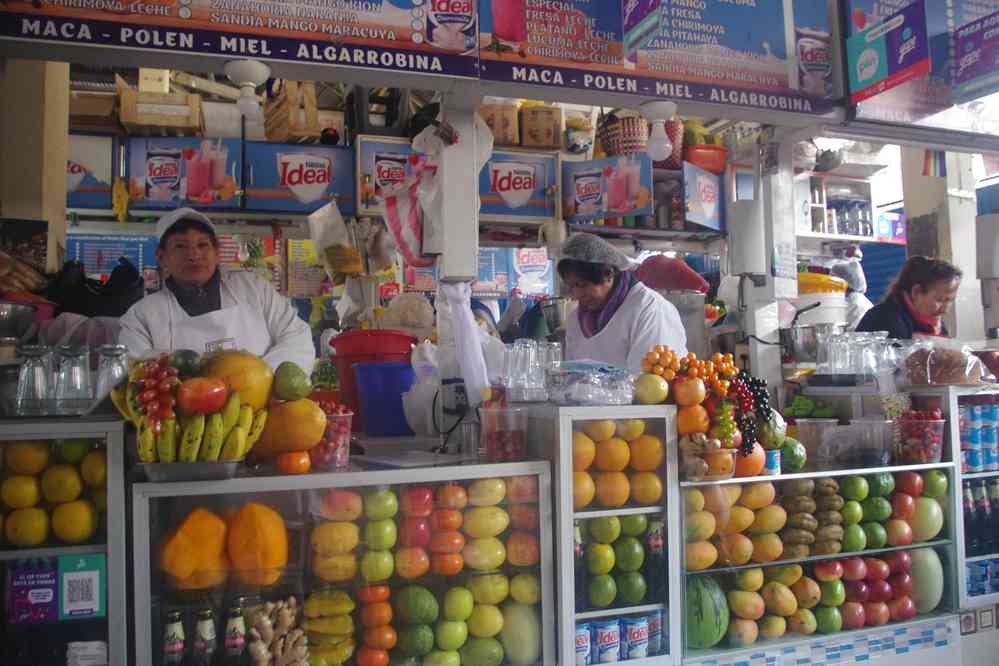 Cuzco, marché central San Pedro, le 10 août 2024