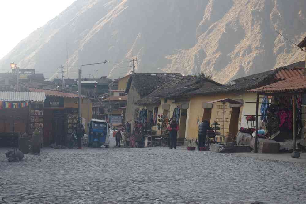 Le village moderne d’Ollantaytambo, le 15 août 2024