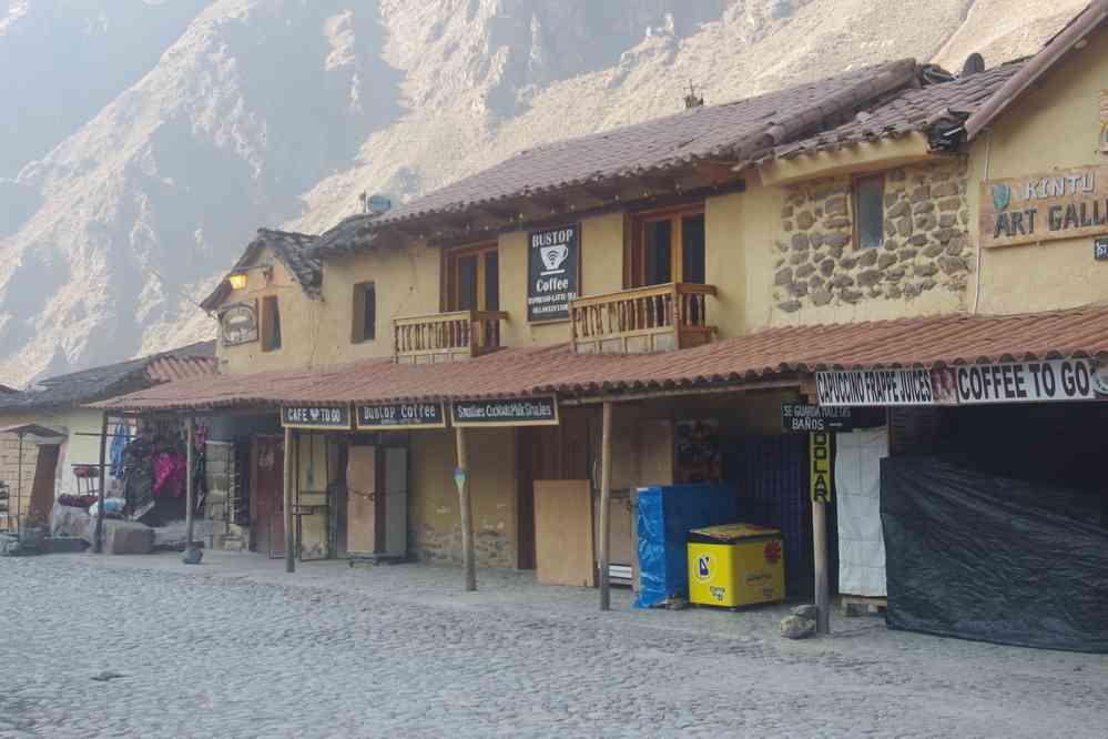 Le village moderne d’Ollantaytambo, le 15 août 2024